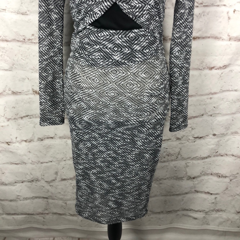 NWOT Black Bead Bodycon Dress Sz Small - Picture 3 of 7